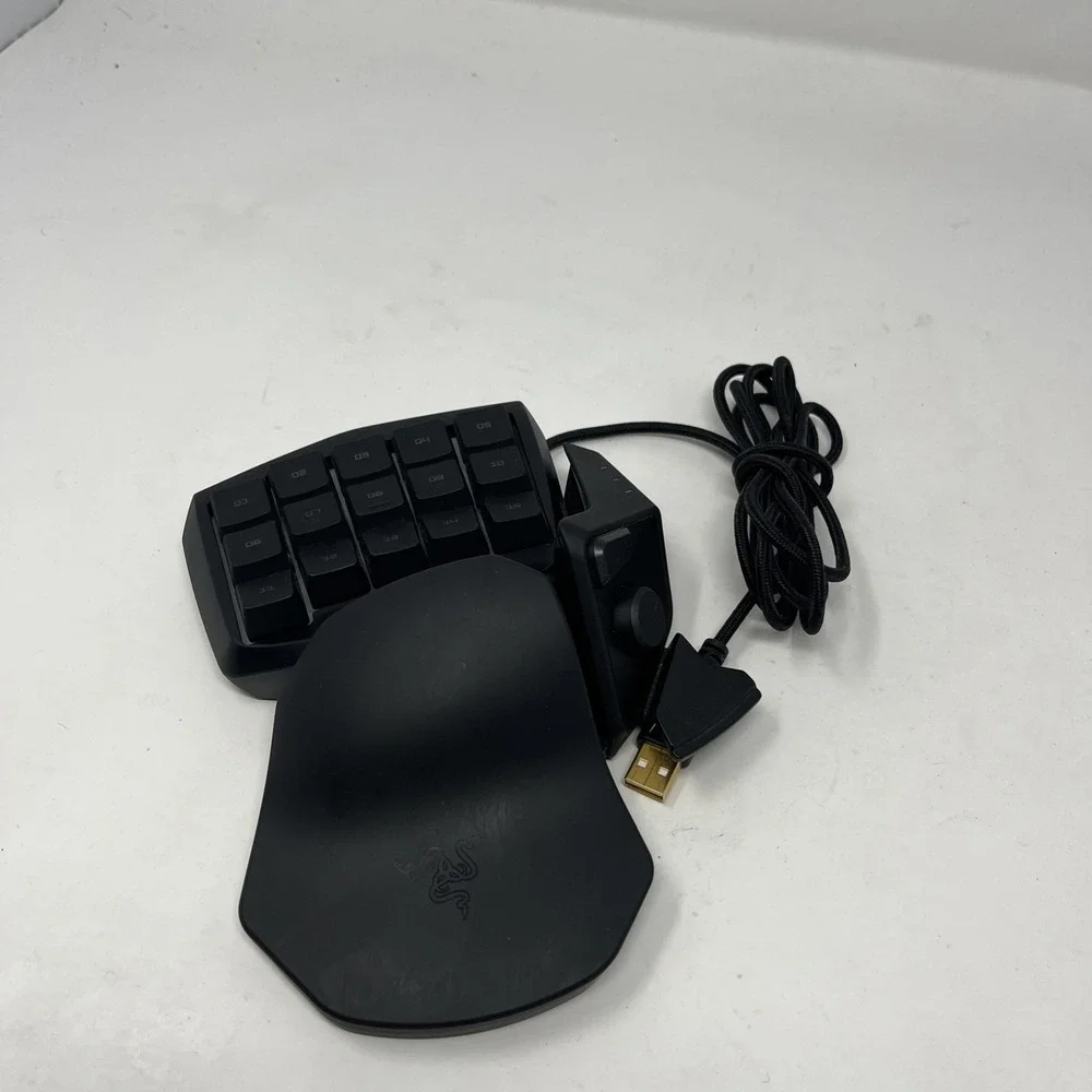 Razer Tartarus V1 Wired Gaming Keypad Model RZ07-0103 Programmable Keys Tested